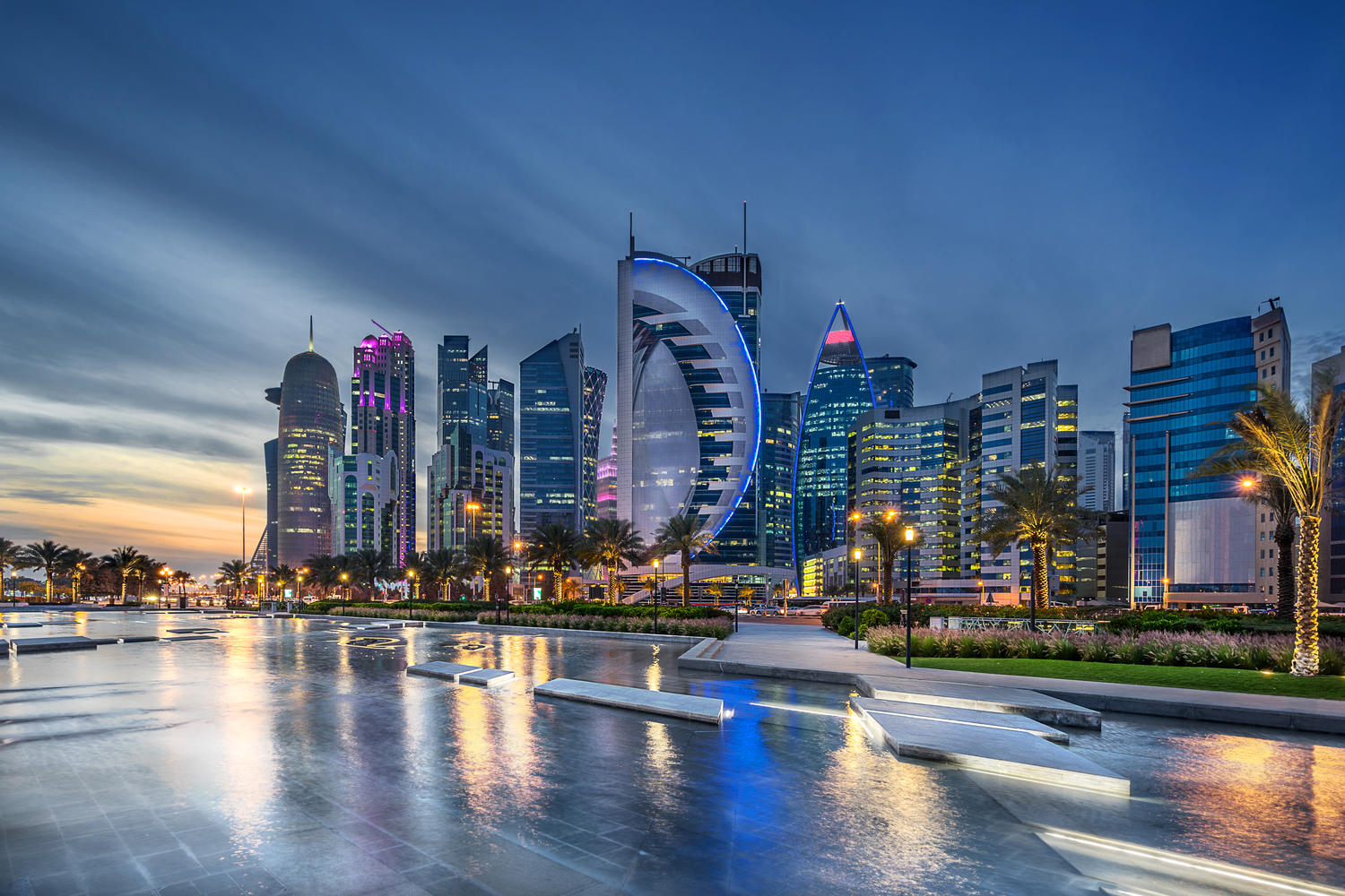 Доха — столица Катара.
