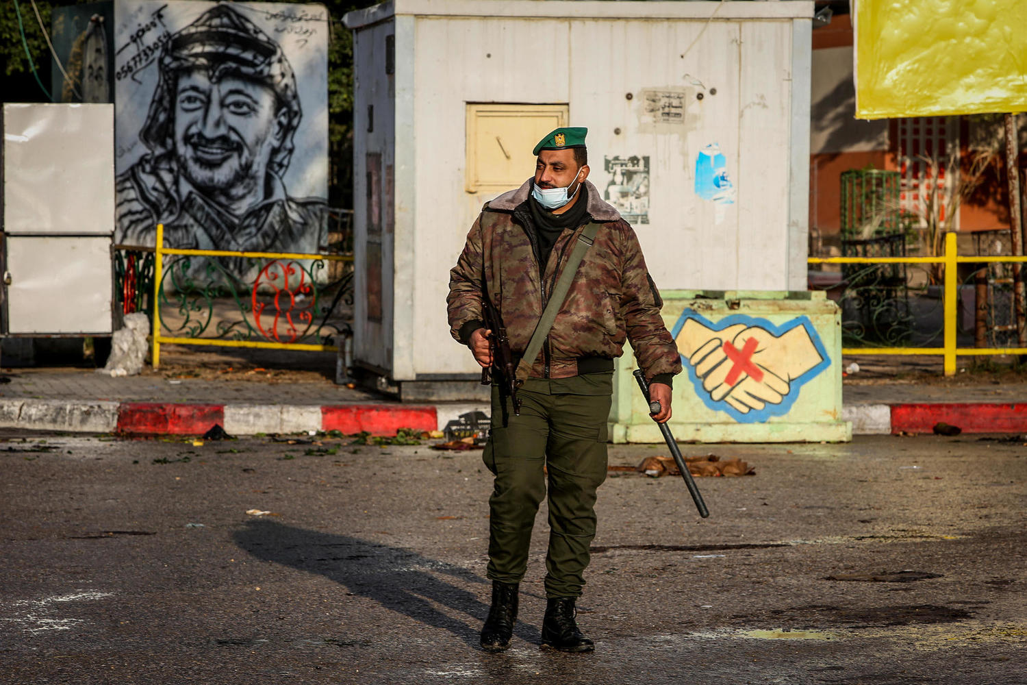 полицейский ХАМАС в Рафиахе