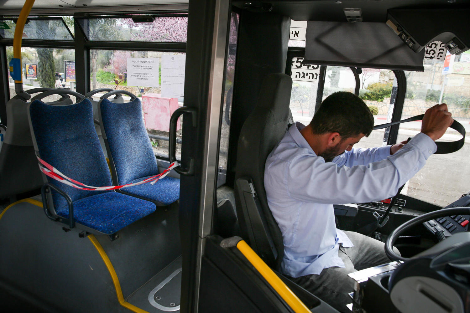 Очередная попытка линчевания арабского водителя автобуса