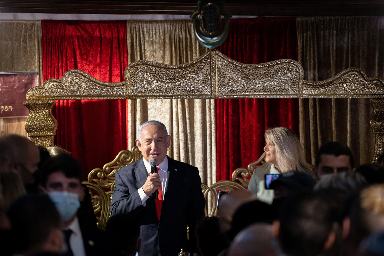 Оснат Марк принимает премьер-министра Нетанияху в своем доме