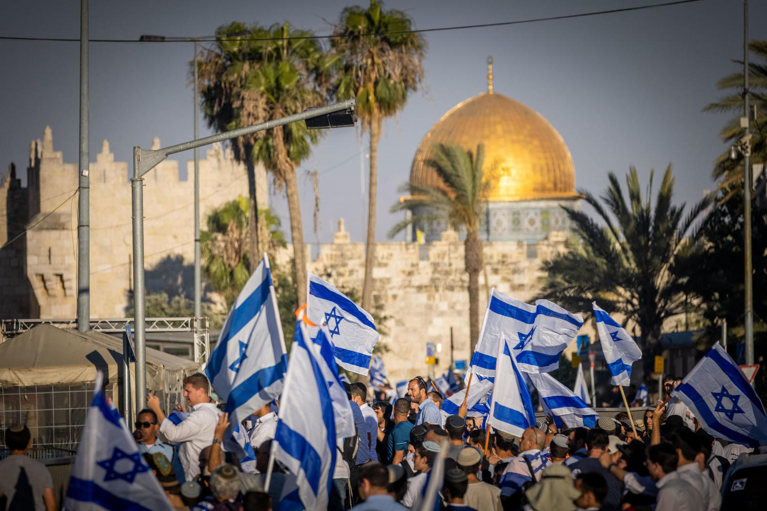 парад флагов в Иерусалиме