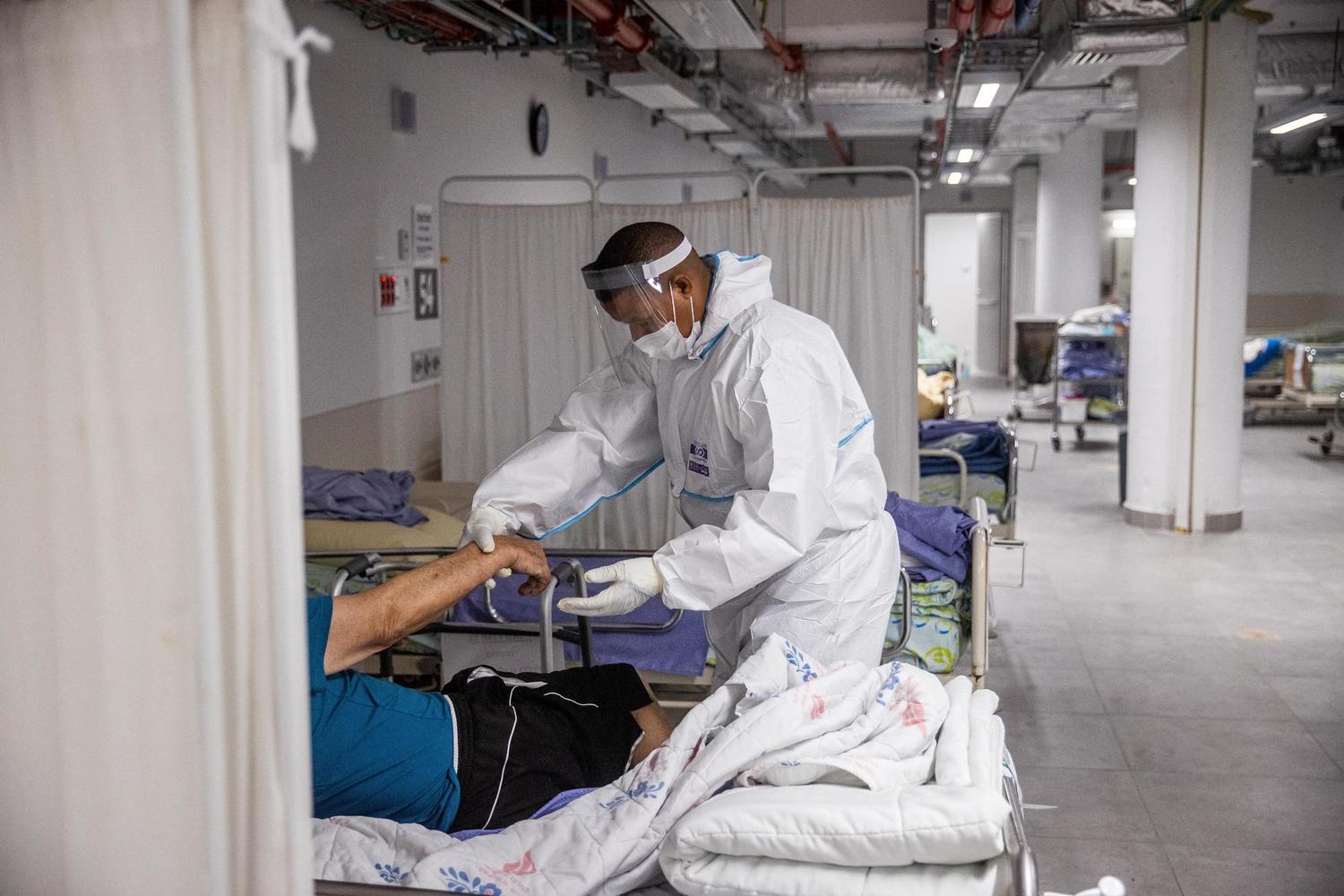 Больница «Херцог» в Иерусалиме, коронавирусное отделение