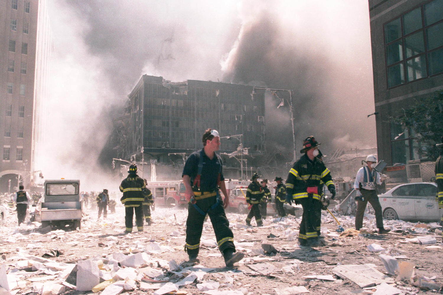 11 сентября 2001 года в Нью-Йорке.