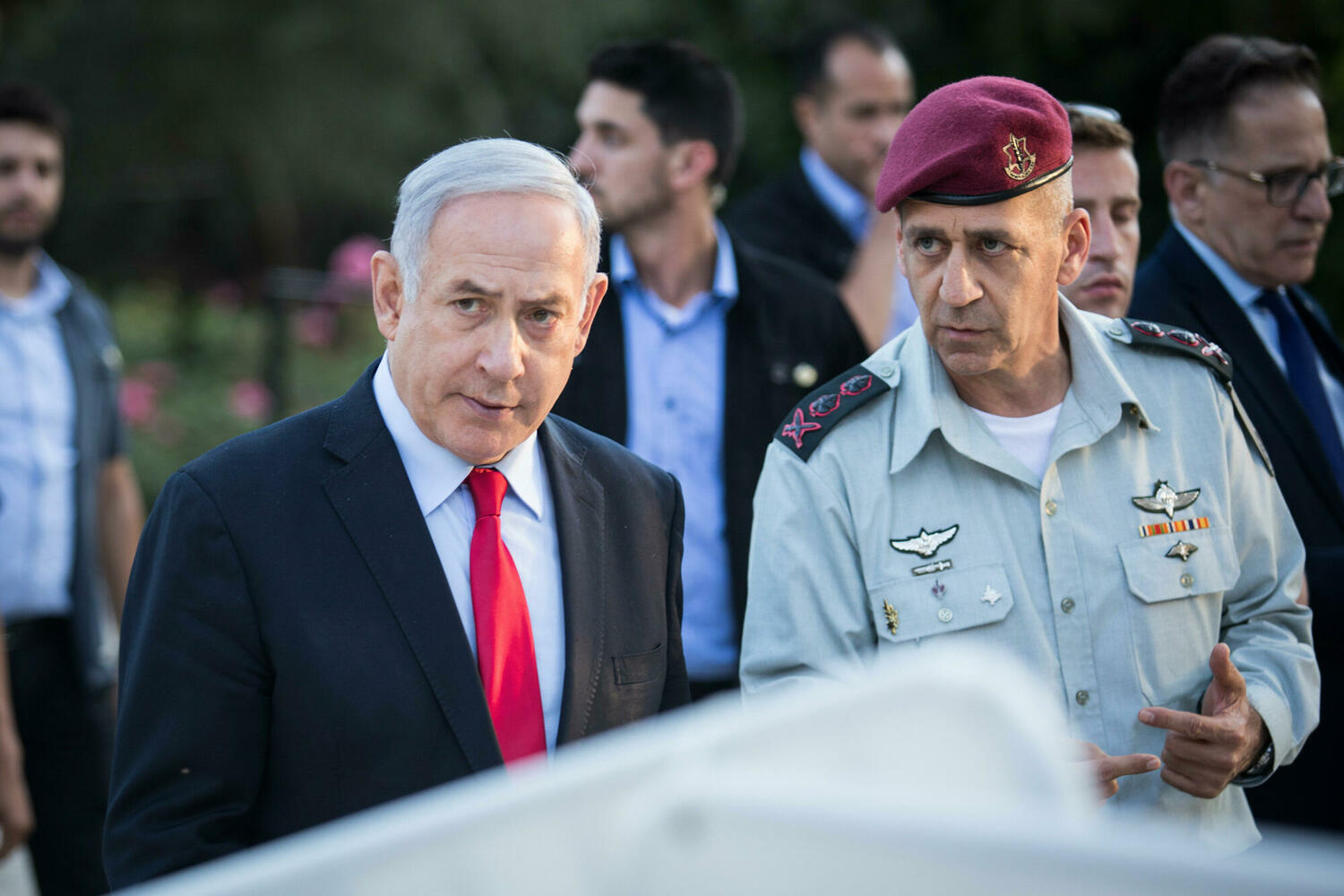 начальник генштаба Авив Кохави и премьер-министр Биньямин Нетанияху, 2019 г.