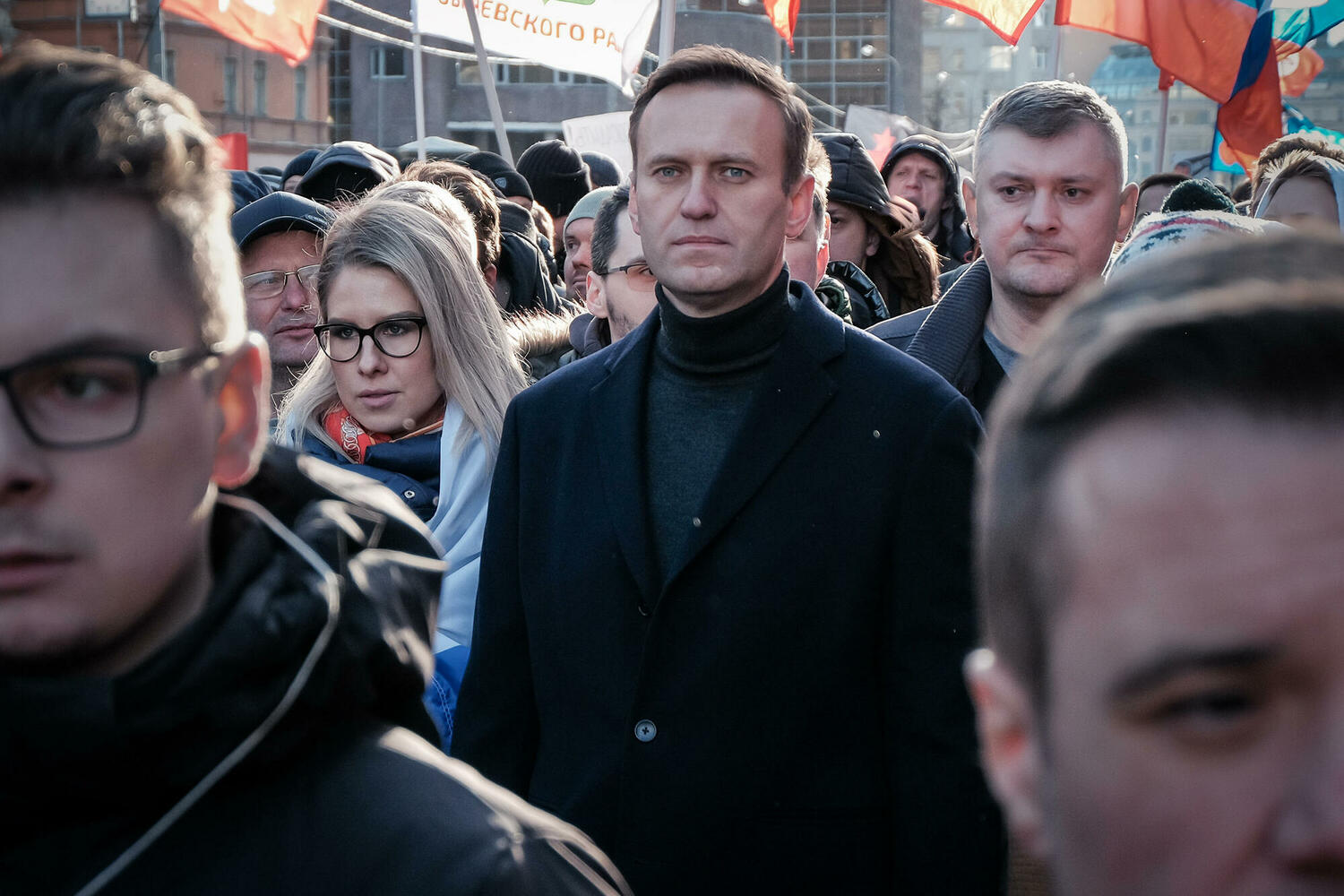 Алексей Навальный и Любовь Соболь.