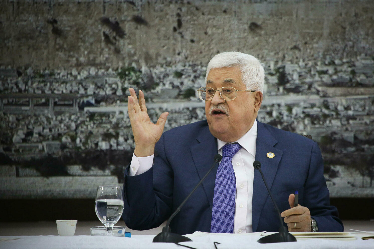 Глава палестинской автономии Махмуд Аббас