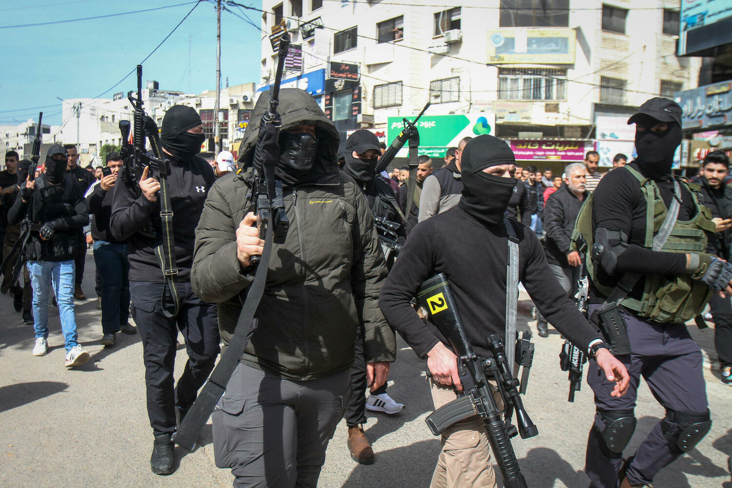 боевики «Исламского джихада» в Дженине, 1 марта 2022 г.