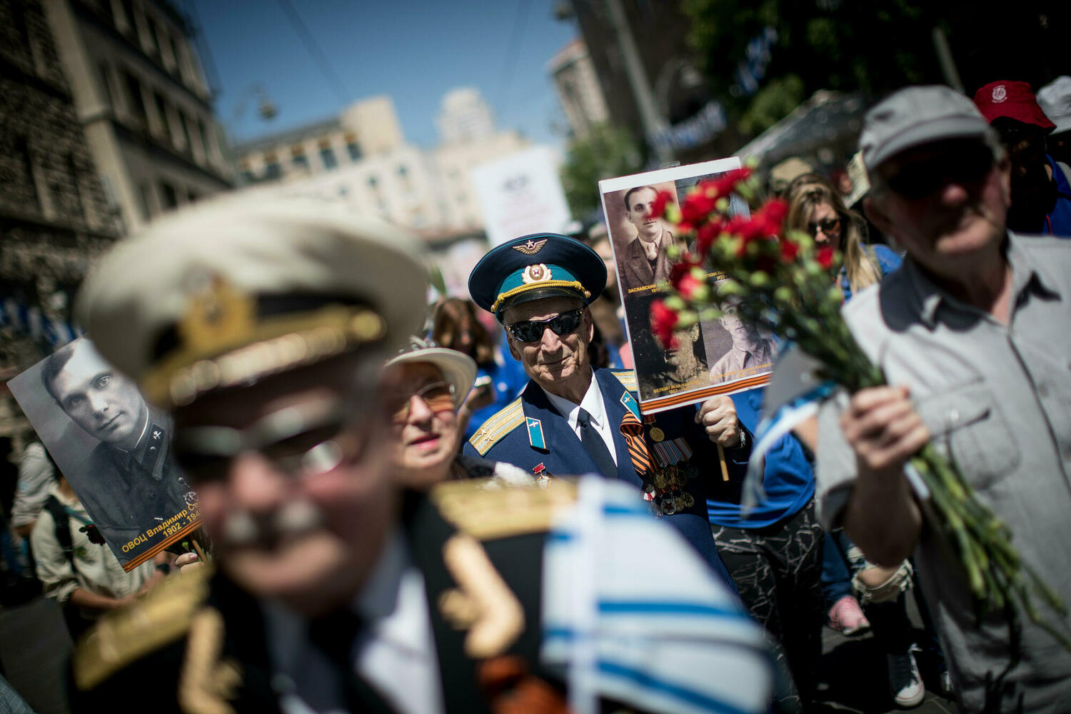 парад ветеранов в Иерусалиме