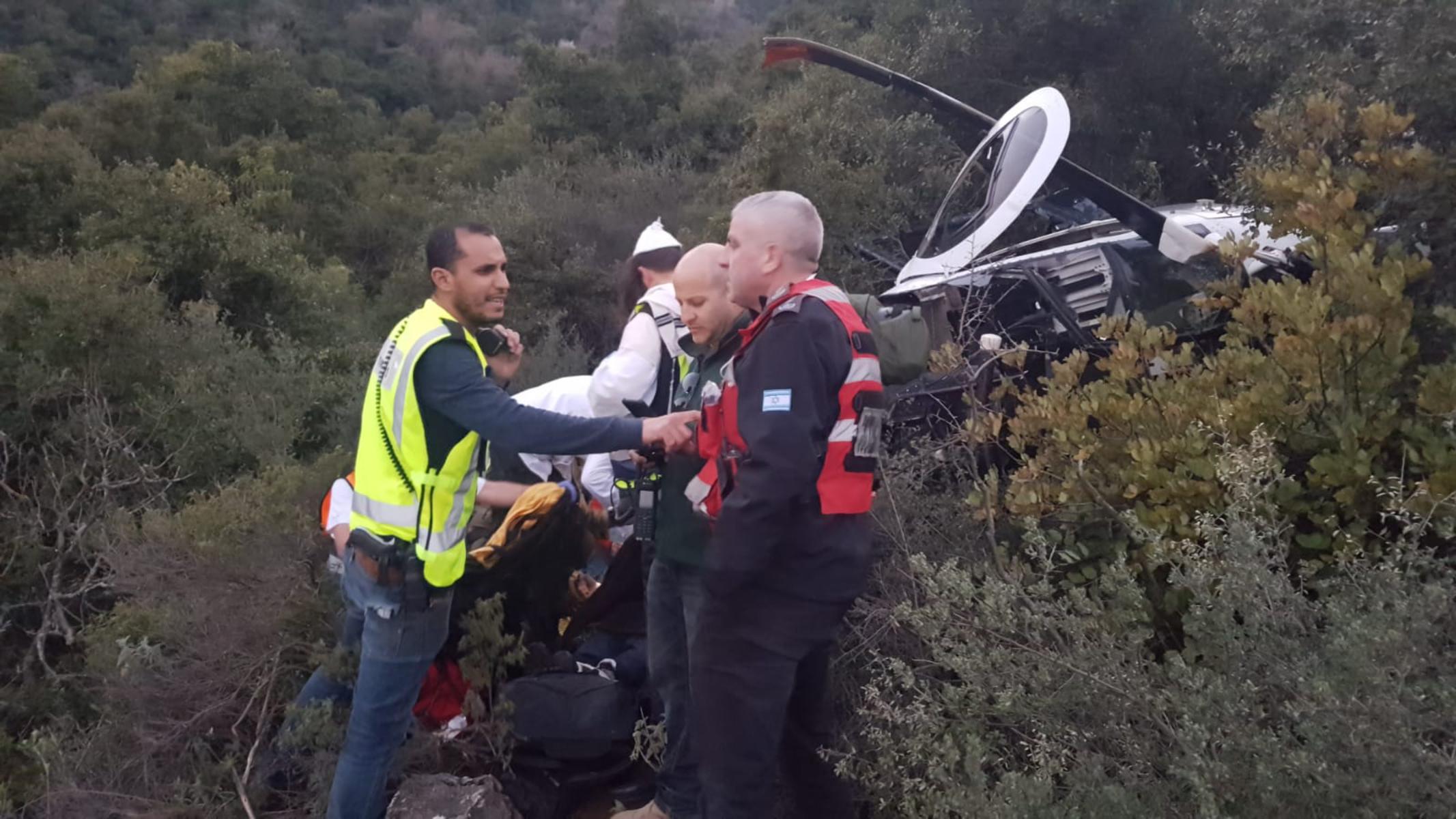 Потерпел крушение вертолет электрической компании, пилот легко ранен