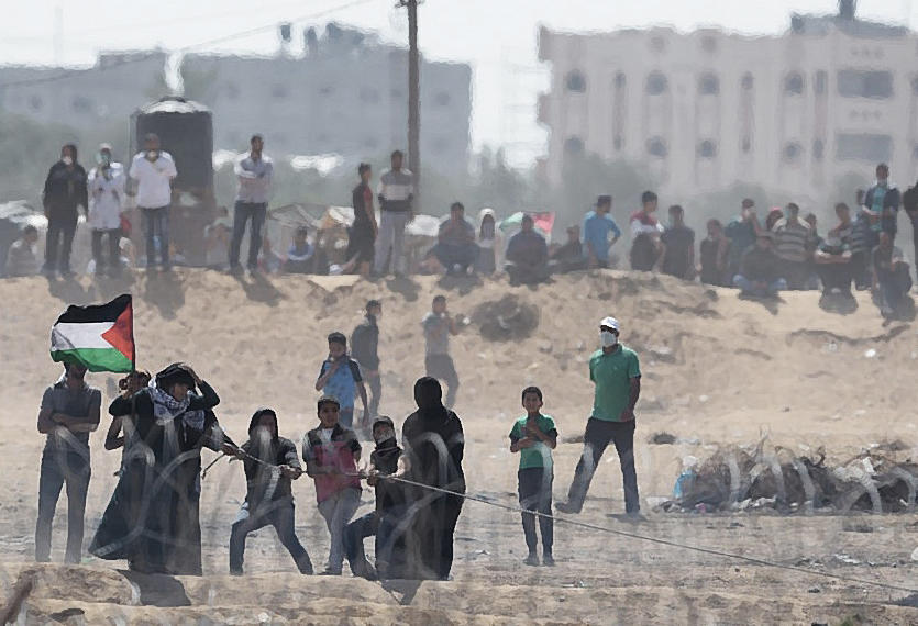 Беспорядки на границе с сектором Газа