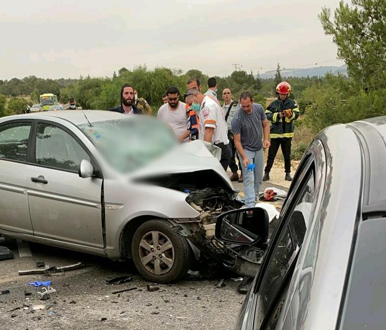Смертельная автокатастрофа на 367 шоссе в районе Бейт-Шемеша