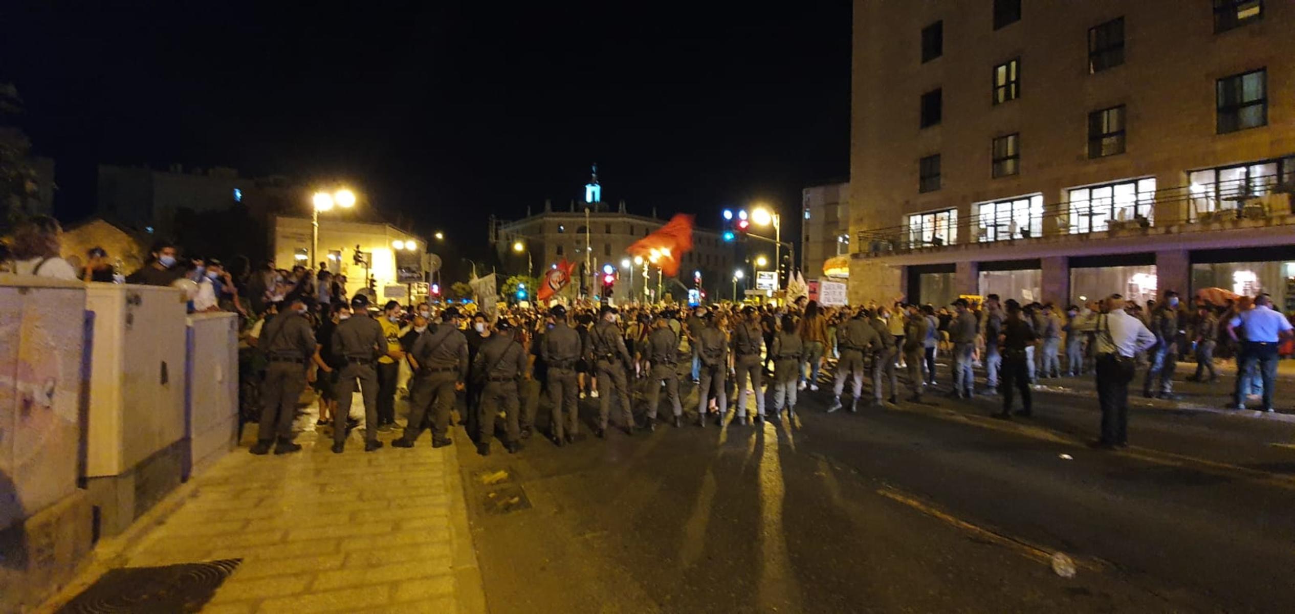 Полиция: протестная акция в Иерусалиме завершена, 15 демонстрантов арестованы